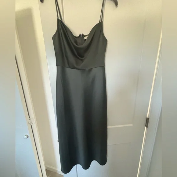 BHLDN by Anthropologie Cowl Neck Slip Midi Dress - Picture 3 of 7